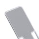 thumbnail image 3 of Phone Stand Foldable Portable Ergonomic 7 Angle Adjustments Bottom Silicone Aluminum Alloy Tablet Holder Silver, 3 of 3