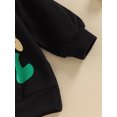 thumbnail image 6 of Cenuakty Toddler Boys 2PCS Pants Sets Long Sleeve Letter Print Sweatshirt and Drawstring Pants Sets, 6 of 9