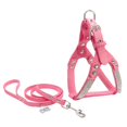 thumbnail image 2 of Dog Harness Leash Set For Small Medium Dogs Puppy Chihuahua Yorkie Pink L, 2 of 8