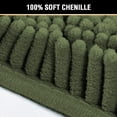thumbnail image 3 of Alfombra de baño Alfombra de baño Alfombras de baño para baño Alfombras de baño antideslizantes Alfombra de chenilla extra gruesa 17" x 24" Absorbente Suave Shaggy Lavable Secado rápido Alfombras de felpa para bañeras - NavyLoden24" x 42", 3 of 5