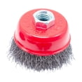thumbnail image 3 of vortess Crimped Wire Cup Brush for Angle Grind Replacement Accessories with Threaded for M14 75MM, 3 of 9