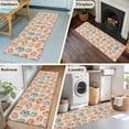 thumbnail image 5 of Easter 2'x6' Runner Rugs for Hallway Kitchen Bedside Non Slip Washable, Country Spring Watercolor Leaves Floral Eggs Entryway Rug Runners with Rubber Backing, Long Carpet Runner for Laundry Room, 5 of 8