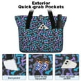thumbnail image 2 of Tote Bag for Women - Dog Bones Shoulder Bag - Large Utility Work Duffle Bag with Zipper Handbag for Travel, Work, Sprots, 2 of 5