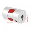 Flexible Spider Shaft Coupling OD20mm x L25mm CNC Stepper Motor Coupler ...