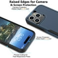 thumbnail image 5 of iPhone 15 Pro Case, 2 in 1 Phone Case for iPhone 15 Pro 6.1 inch ,Takfox Shockproof Protection Heavy Duty Armor Hard Plastic & Rubber Rugged Bumper Cover,Blue, 5 of 12