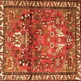 thumbnail image 1 of Ahgly Company Indoor Square Persian Orange Traditional Area Rugs, 4' Square, 1 of 1
