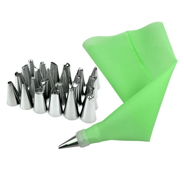 Juego de puntas para decoración de pasteles Matsuzay 26 unids/set verde HA5379-04B