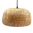 thumbnail image 4 of Rustic Pendant Light Natural Bamboo Chandelier Fixture Weaving Light Fixtures Ceiling Mount Lamp Standard E26 Lamp Holder Fit for Vaulted or Sloping Ceilings, 4 of 15