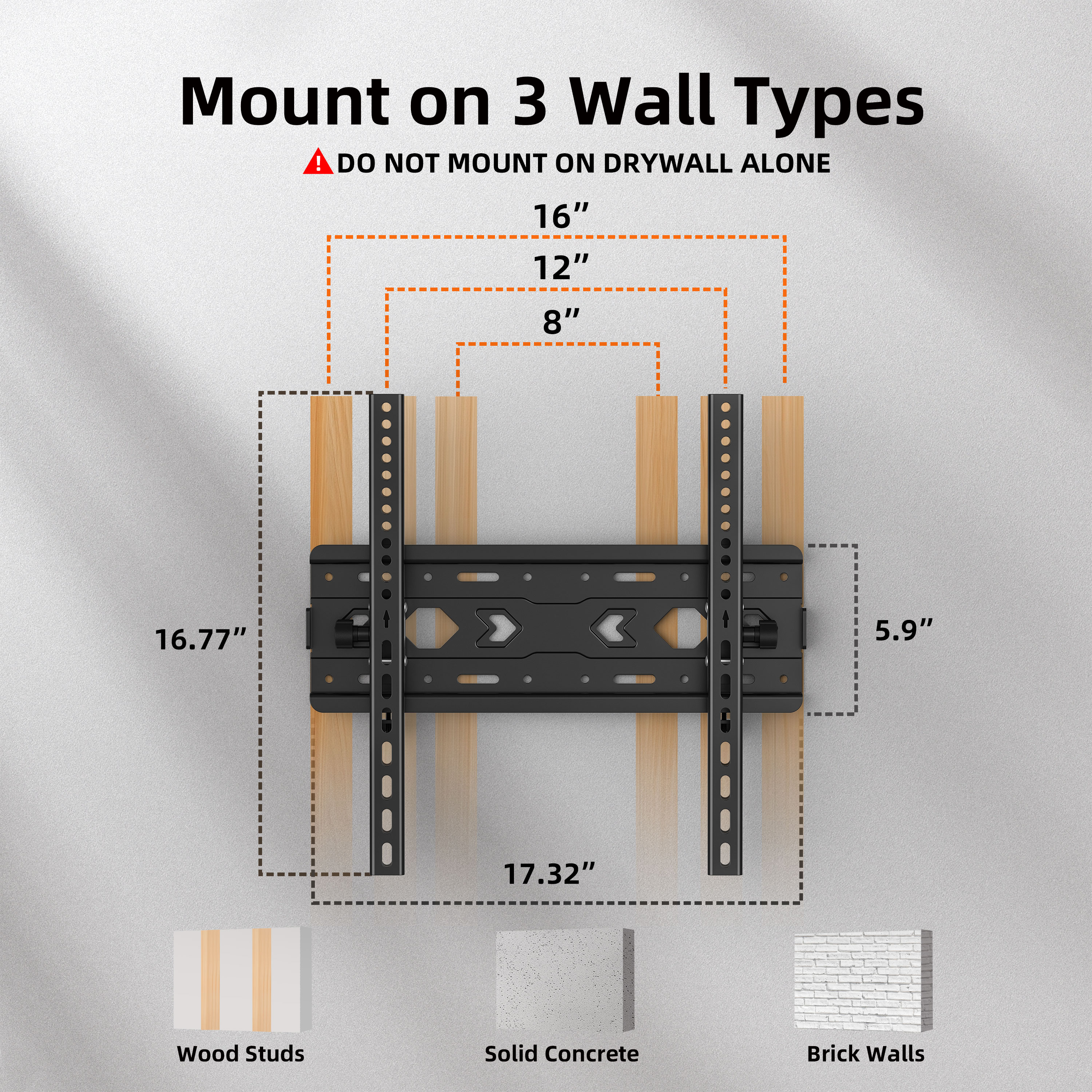 MountLiving Tilting TV Wall Mount for 23-70 Inch TVs, 99 lb Capacity photo 5