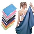 thumbnail image 1 of Toallas de microfibra para viajes, deporte, secado rápido, toalla de pelo grande súper absorbente, toalla ligera ultrasuave para gimnasio, natación y Yoga, 1 of 3