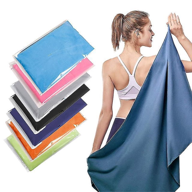 Toallas de microfibra para viajes, deporte, secado rápido, toalla de pelo grande súper absorbente, toalla ligera ultrasuave para gimnasio, natación y Yoga