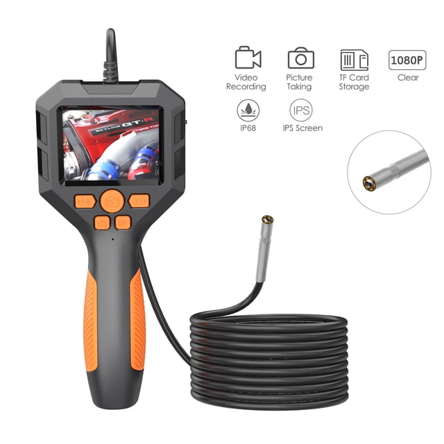 Industrial Borescope, 1080p Borescope Scope Camera Camera Led 2.8-inch Ips Screen Picture Handheld Camera 1080p Borescope Ip68 Handheld Camera With Snake Scope Camera Video Picture Handheld