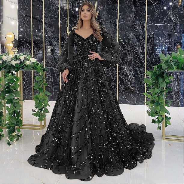 Vestido de noche de lujo con cuentas de industria pesada dorada, vestido de reina de temperamento sexy de alta sociedad