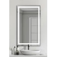 thumbnail image 1 of Espejo Luz LED para Baño con Iluminación Regulable,50×70 cm, Vidrio Templado, Rectangular, Control Táctil 3 Tonos de Luz, Montaje en Pared, 1 of 11