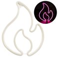 thumbnail image 2 of Sunjoy Tech LED Lamp Creative Shape Non-Glaring Battery-powered Super Bright Energy-saving Decorative PVC Hanging Flame Shaped LED Light Neon Lamp for Bar, 2 of 8
