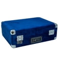 thumbnail image 5 of Arkrocket Curiosity Suitcase Bluetooth Turntable Vintage 3-Speed Record Player with Built-in Speakers Upgraded Turntable Audio Sound (Klein Blue Velvet), 5 of 7