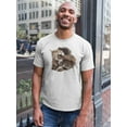 thumbnail image 2 of Cat Hugs Cute Kitten T-Shirt Men -Image by Shutterstock, Male 3X-Large, 2 of 4