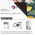 thumbnail image 4 of Yayeee Magnetic Dishwasher Cover for The Front Decoration Home Kitchen Machine Sticker Protector, Floral Lemons, 4 of 6