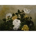 thumbnail image 3 of Robert S. Duncanson 18x14 Black Modern Framed Museum Art Print Titled - Still Life with Roses (ca. 1842-1848), 3 of 5
