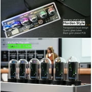 ITIGOITIE Imitation IPS Nixie Tube Clock,DIY ,RGB,LCD Screen,with Beautiful Gift Box