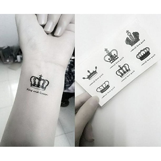 Set Of 5 Waterproof Temporary Tattoo Stickers Royal Crowns King Queen Designs Body Art Walmart Com Walmart Com Set Of 5 Waterproof Temporary Tattoo Stickers Royal Crowns King Queen Designs Body Art Walmart Com Walmart Com