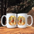 thumbnail image 3 of Welcome Fall German Shepherd Strolling Through the Autumn Maple Forest Mug Alsatian Dog Lover Gifts Coffee Tea Cup - 12012, 3 of 4