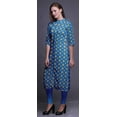 thumbnail image 2 of Bimba Printed Straight Kurti Kurtis For Women Summer Clothing X-Large, 2 of 6