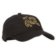thumbnail image 5 of Glitter Merry Christmas Embroidered Unstructured Washed Cap - Black OSFM, 5 of 5