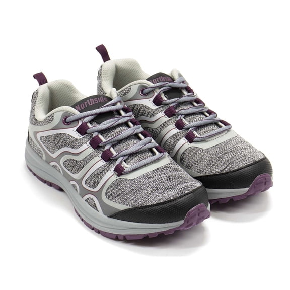 Northside Women's Trillium Low Hiking Shoes, Black Berry,10 M US