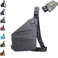 thumbnail image 1 of Bolsa de viaje antirrobo Ocalil para mujer y hombre, color gris, 1 of 7