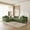 Green, variant on Gewnee Luxury Oversize L-Shape Sectional Couch with Chaise,Modern Modular Sofa with Deep Seat For Living Room