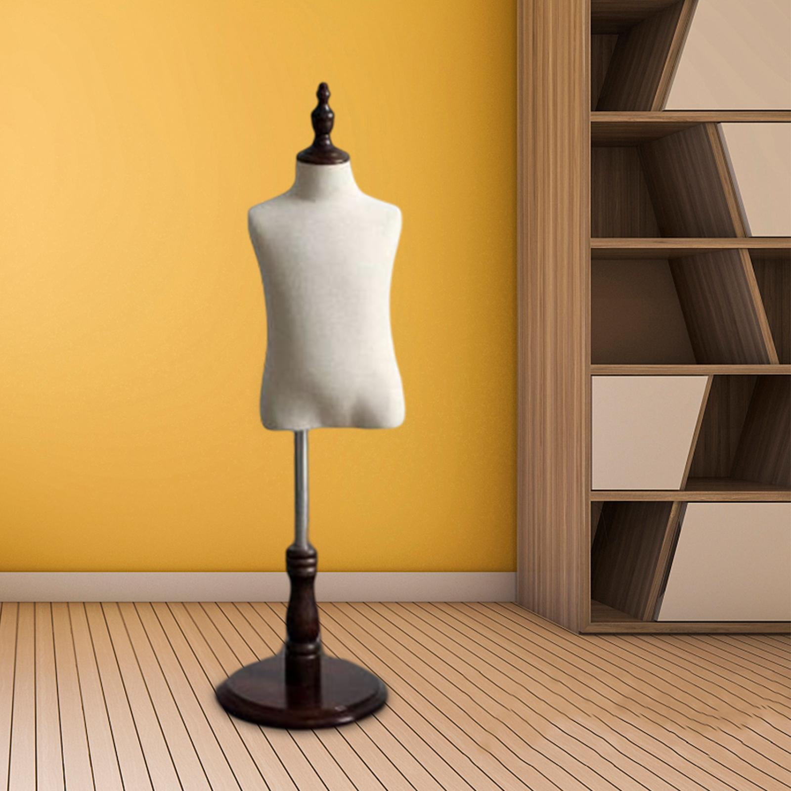 Child Kids Dress Form Mannequin Torso Body with Stable Base Adjustable Unisex Mannequin Stand for Tailor Dress Dressmakers Sewing 4 Years Old