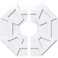 thumbnail image 1 of Ekena Millwork CMP26LG2-07000 26 Po OD x 7 Po ID Carré Logan Architectural Grade Médaillon de Plafond Contemporain PVC - 2 Pièces, 1 of 1
