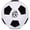 Black and White, variant on Size 4 Soft Fabric Soccer Ball Safe Silent Indoor Ball for Youth, Lightweight House  Ball for Dribbling & Juggling at (Deflated)