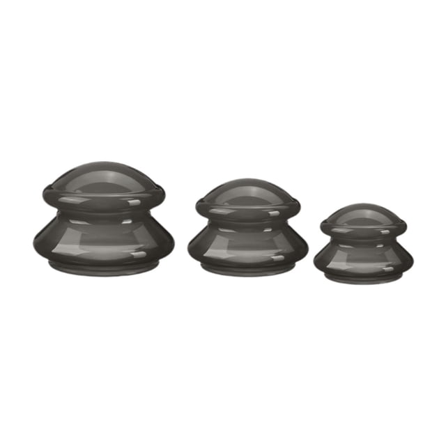 Juegos de ventosas de silicona Yinane 3 uds Negro