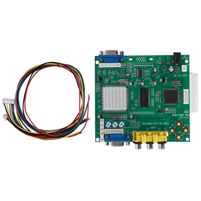 Placa adaptadora de conversión de vídeo HD para juegos arcade CGA/EGA/YUV/RGB a VGA para monitores CRT, LCD y PDP