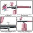 thumbnail image 4 of Cordless Airbrush Kit with Compressor , Portable Handheld Airbrush Set for Painting Cake Decor Nail Art, 4 of 6