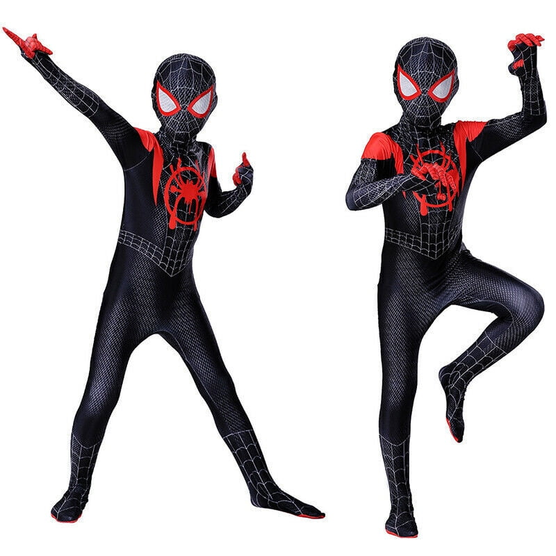 Kids Mens Spiderman Costume Spider-Man Child Boys Cosplay Superhero Jumpsuit - Foto 7
