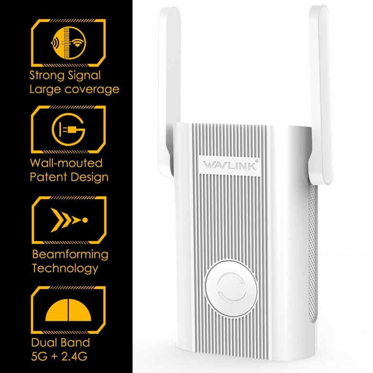 D-Link WiFi Range Extender AC1200 Plug In Wall Signal Booster Dual