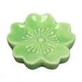 thumbnail image 2 of 1/3/4/7PCS Elegant Sakura Blossom Ceramic Chopsticks Rest Rack Knife Fork Stand Holder, 2 of 5