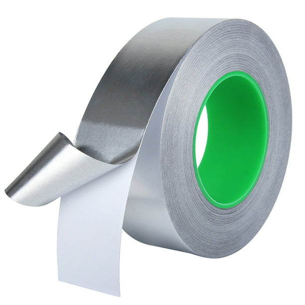 Clairlio 25m Aluminum Foil Tape Double Conductive EMI Shielding Heat