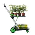 thumbnail image 3 of Clax Personal Folding Shopping Cart Green, 3 of 5