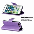 thumbnail image 3 of iPhone 8 Plus Wallet Case, iPhone 7 Plus Case, Dteck Embossed Butterfly Flip PU Leather Stand Wallet Case Cover For iPhone 8 Plus / 7 Plus, Purple, 3 of 5