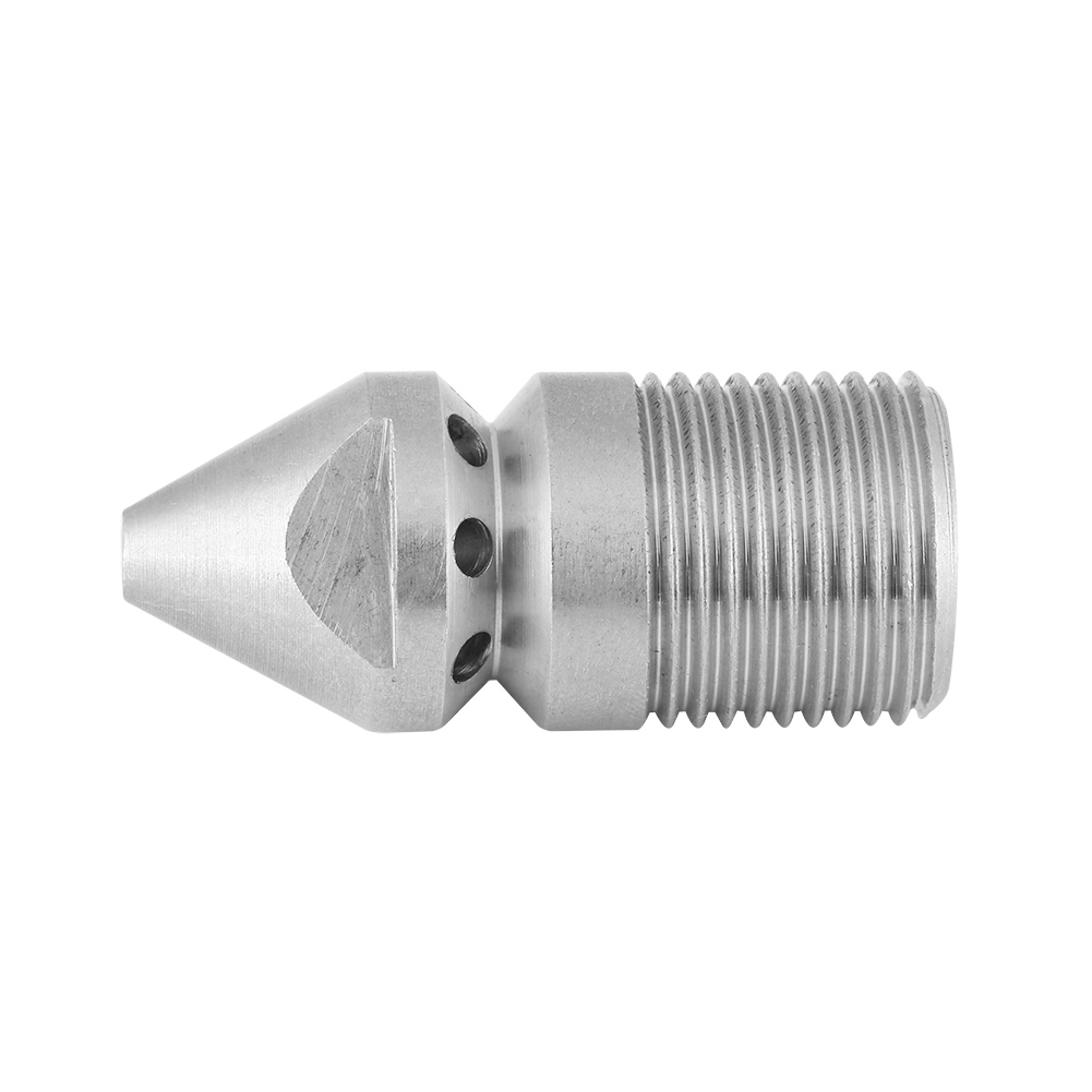 SNAGAROG Sewer Cleaning Nozzle 304 Stainless Steel Pressure Washer Jetter Nozzle 3/8BSP Male Thread Drain Sewer Jetter Nozzle Backward Holes Drain Cleaning Hose Nozzle for Dredging of Sewer Pipes SNAGAROG Sewer Cleaning Nozzle 304 Stainless Steel Pressure Washer Jetter Nozzle 3/8BSP Male Thread Drain Sewer Jetter Nozzle Backward Holes Drain Cleaning Hose Nozzle for Dredging of Sewer Pipes