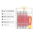 thumbnail image 7 of 7 in 1 500V Changeable Insulated Screwdrivers Set with Magnetic Phillips and Slotted Bits Electrician Tools Kit, 7 of 7