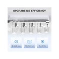 thumbnail image 3 of Havato Nugget Ice Maker Countertop,  Self-Cleaning  Ice Maker With Ice Basket & Scoop, 26Lbs/24H, 9 Ice Cubes Ready In 6 Mins, Chewable Ice Maker Machine For Home Camping Party RV, 3 of 18