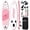 Soft Pink, variant on Quashley Inflatable Stand up Paddle Board, 10'6" x 34 inch Wide All-Around SUP Board for Beginners with Paddle, Hand Pump, Backpack and Leash