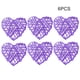 thumbnail image 1 of 6 bolas de ratán decorativas en forma de corazón para decorar bodas y fiestas (morado), 1 of 10