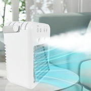 Mini Air Conditioners, Rechargeable Portable AC Unit, Personal Cooling Fan with 2 Speeds & 2 Cool Air Spray, Small Room Air Conditioners for Bedroom, Office, Outdoor