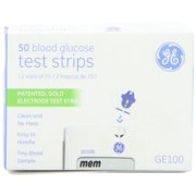 6 Pack - GE100 Blood Glucose Test Strips - 1 Box of 50 Test Strips